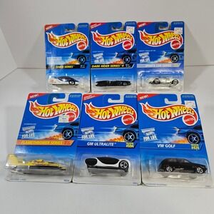 Vintage Hot Wheels 1996 VW Golf Shelby Cobra GM Ultralite Lot of 6 New